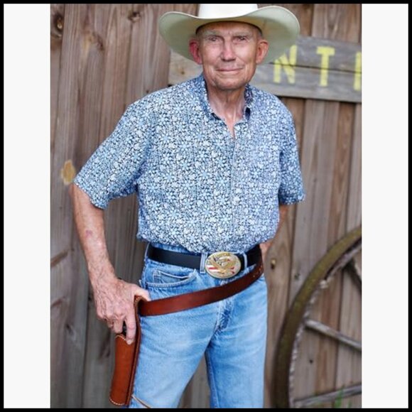 Western Cowboy Belt Buckle American Flag and Eagle main image 5
